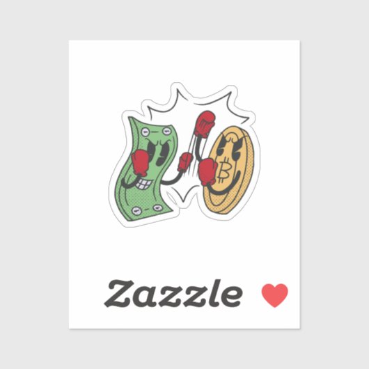 Crypto Fight Club Sticker (Vel)