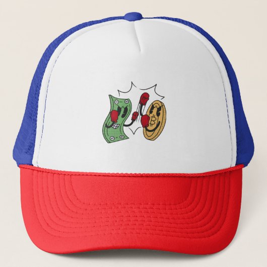Crypto Fight Club Trucker Pet (Voorkant)