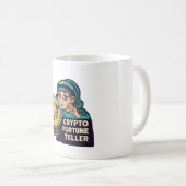 Crypto Fortune Teller Koffiemok (Voorkant rechts)