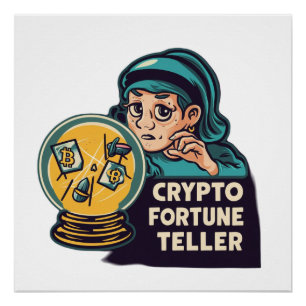 Crypto Fortune Teller Perfect Poster