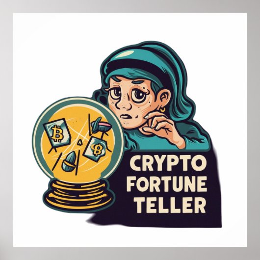 Crypto Fortune Teller Poster (Voorkant)
