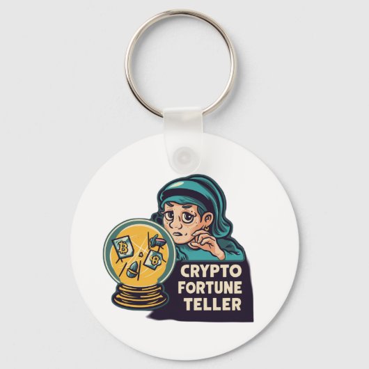 Crypto Fortune Teller Sleutelhanger (Voorkant)