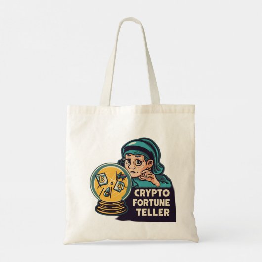 Crypto Fortune Teller Tote Bag (Achterkant)