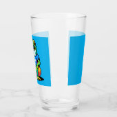 Crypto Frog - Grappige Pixel Art Digitale Valuta Glas (Links)