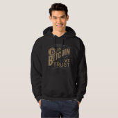 Crypto Geld Cryptovaluta Btc Munt Hoodie (Voorkant volledig)
