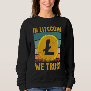 Crypto Geld Voor Mannen & Vrouwen In Litecoin Wij Trui