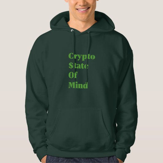 Crypto Gemoedstoestand Hoodie (Voorkant)