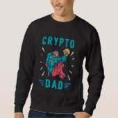 Crypto Hodl Dad Bitcoin Coin Miner Funny Cryptocur Trui (Voorkant)