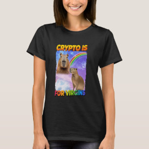 Crypto is voor maagden Capybara T-shirt