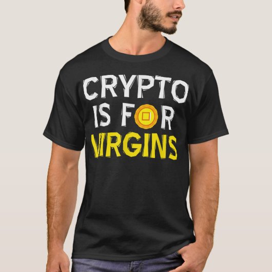 Crypto Is Voor Maagden T-shirt (Voorkant)