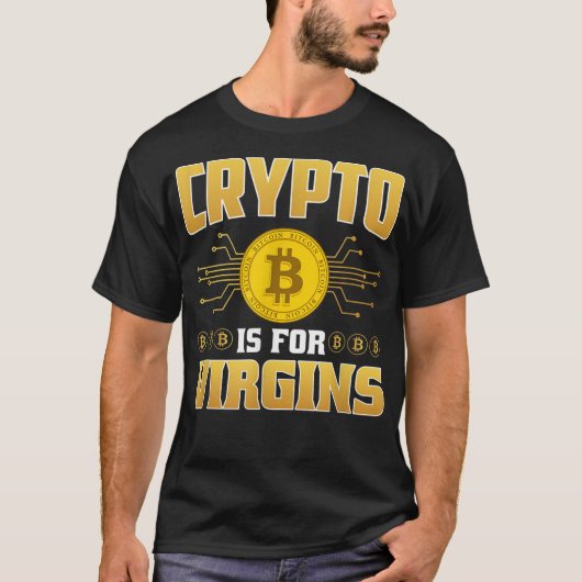 Crypto Is Voor Maagden T-shirt (Voorkant)