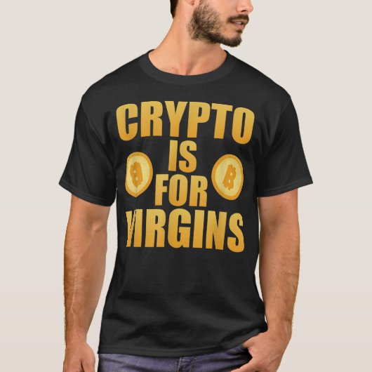 Crypto Is Voor Maagden T-shirt (Voorkant)