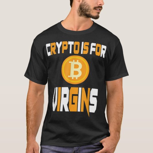 Crypto Is Voor Maagden T-shirt (Voorkant)