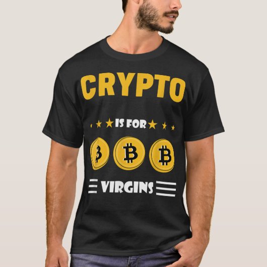 Crypto Is Voor Maagden T-shirt (Voorkant)