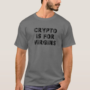 Crypto is voor virussen, crypto T-shirt, Crypto is T-shirt