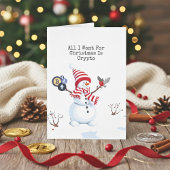 Crypto Kerstman Kaart