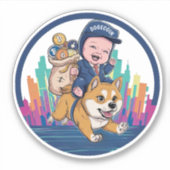 Crypto-Kind Sticker (Voorkant)