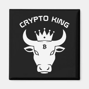 Crypto King Black Magneet