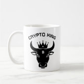 Crypto King gepersonaliseerd Koffiemok (Links)