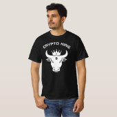 Crypto Koning Black T-shirt (Voorkant volledig)