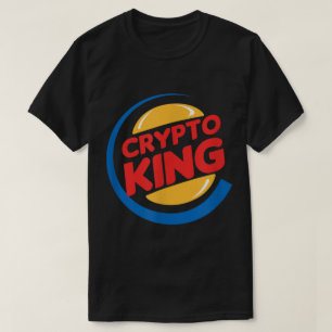 Crypto Koning Grappige Parodie Ontwerp T-shirt