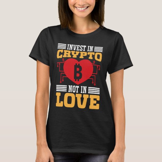 Crypto Lover Cryptocurrency Blockchain Trader Fina T-shirt (Voorkant)