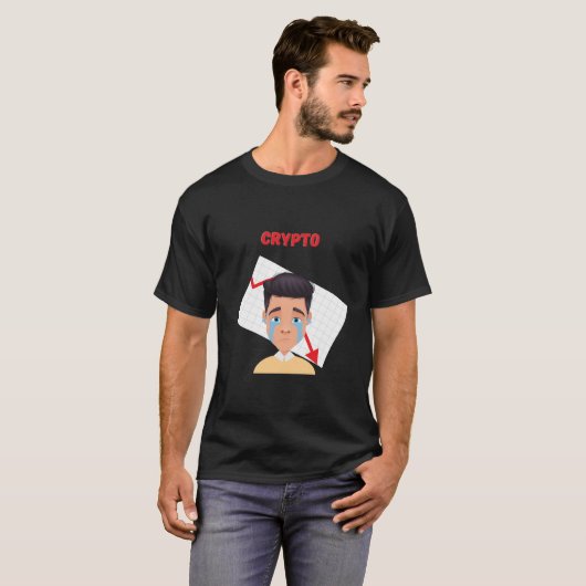 Crypto Man neer T-shirt (Voorkant volledig)