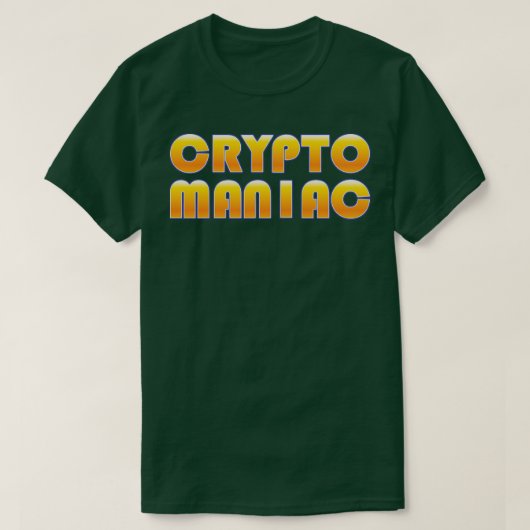 Crypto Maniac T-shirt (Design voorkant)