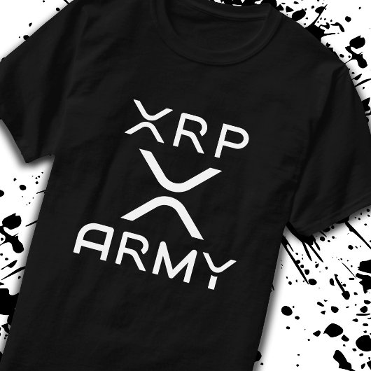 Crypto Meme Hodl Cryptocurrency XRP Army Quote T-shirt