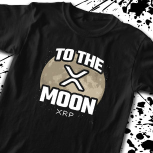 Crypto Meme - XRP aan de maan - XRP cryptocurrency T-shirt