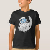 Crypto Meme XRP Cryptocurrency Cute Astronaut Moon T-shirt (Voorkant)