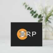 Crypto Meme XRP Over Bitcoin Cryptocurrency Swap Briefkaart (Staand voorkant)