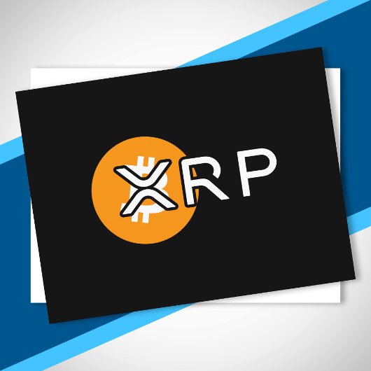Crypto Meme XRP Over Bitcoin Cryptocurrency Swap Briefkaart