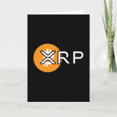 Crypto Meme XRP Over Bitcoin Cryptocurrency Swap Kaart (Voorkant)