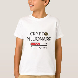 Crypto-miljonair in wording t-shirt