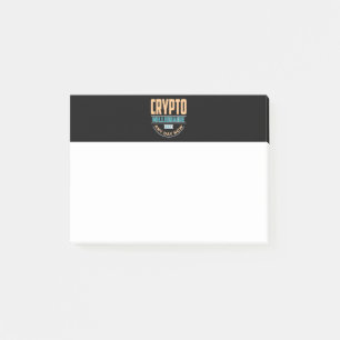 Crypto Millionaire - Elke dag Post-it® Notes