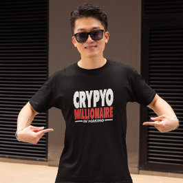 Crypto Millionaire in Making Planner T-shirt