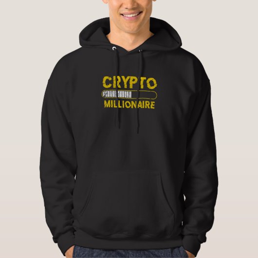 Crypto Millionaire Loading Bitcoin Ethereum Hoodie (Voorkant)