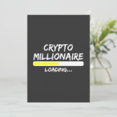 Crypto Millionaire Loading Bitcoin Kaart (Staand voorkant)