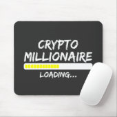 Crypto Millionaire Loading Bitcoin Muismat (Met muis)