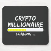 Crypto Millionaire Loading Bitcoin Muismat (Voorkant)