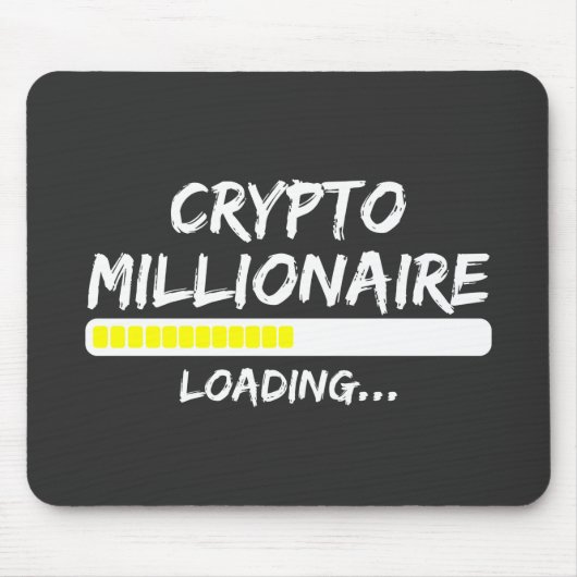 Crypto Millionaire Loading Bitcoin Muismat (Voorkant)