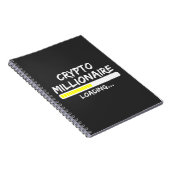 Crypto Millionaire Loading Bitcoin Notitieboek (Rechterzijde)