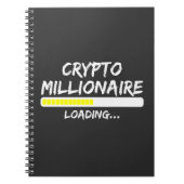 Crypto Millionaire Loading Bitcoin Notitieboek (Voorkant)