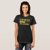 Crypto Millionaire Loading Bitcoin T-shirt (Voorkant volledig)