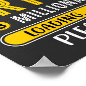 Crypto Millionaire Loading Crypto Bitcoin Poster (Hoek)