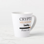 Crypto Millionaire Loading funny trading nft Latte Mok (Rechterhoek)