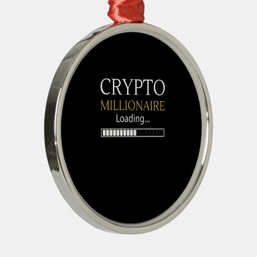 Crypto Millionaire Loading grappige muntgeldhandel Metalen Ornament (Rechts)