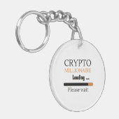 Crypto Millionaire Loading grappige trading nft Sleutelhanger (Voorkant Links)