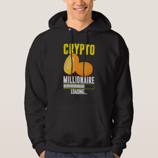 Crypto Millionaire Loading Hoodie (Voorkant)